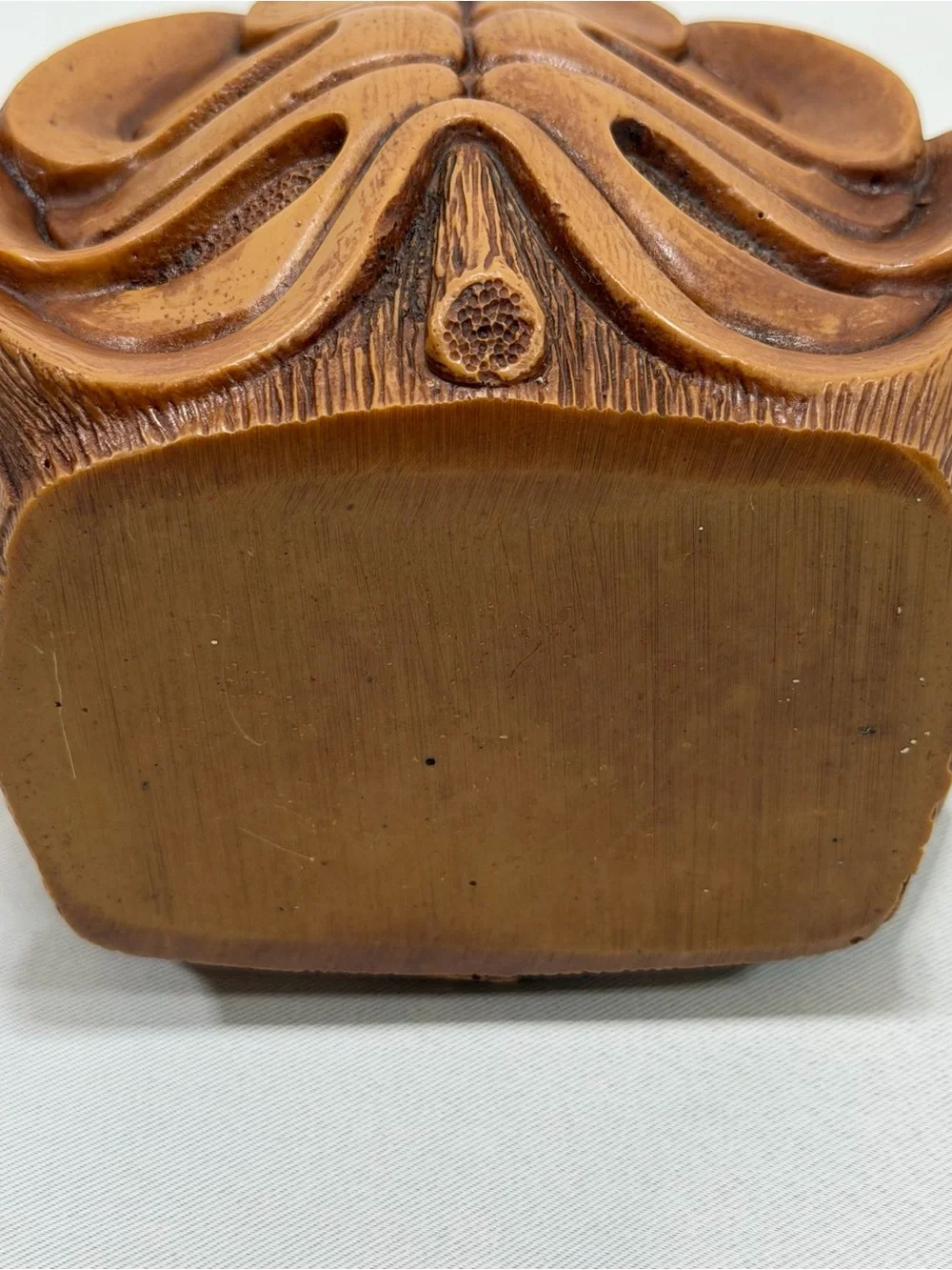 Vintage Coco Joes Monstera Leaf Napkin Letter Holder Polynesia Tiki Aloha Hawaii